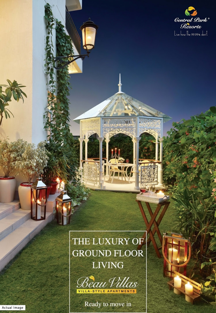 The luxury of ground floor living at Central Park II Beau Villas Update